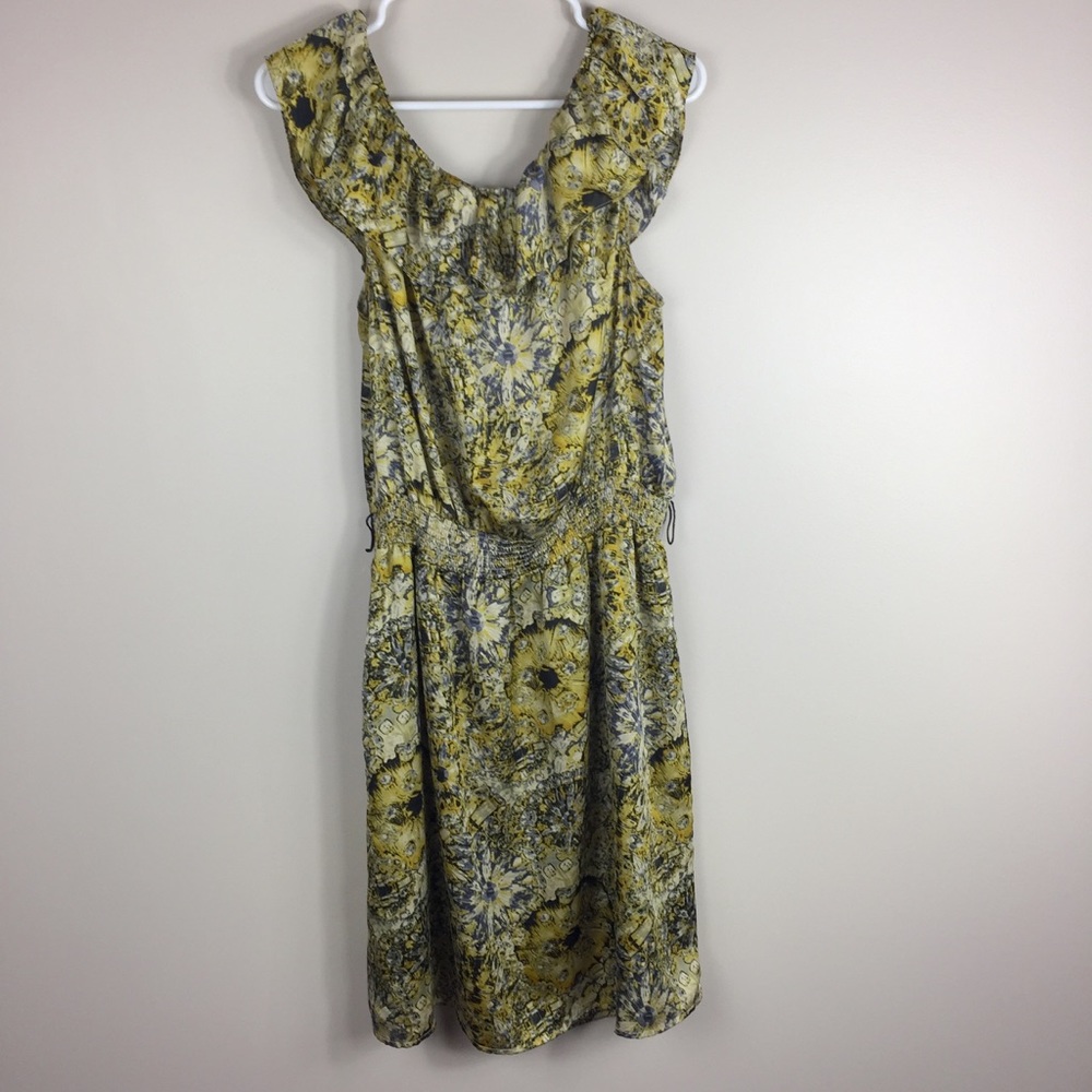 ALLEN B by ALLEN SCHWARTZ yellow dress - Picture 5 of 8